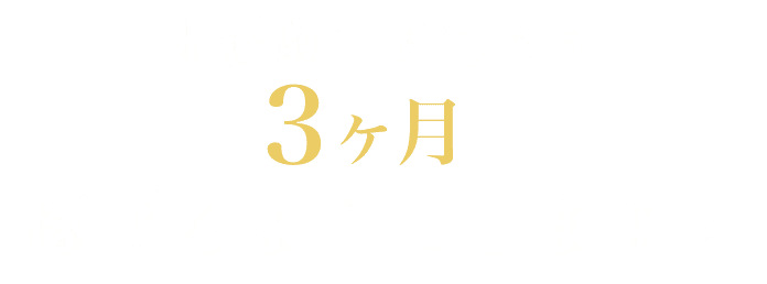 未経験のあなたを3ヶ月で稼げるようにします！