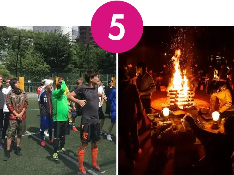 豊富な種類の職場イベント開催